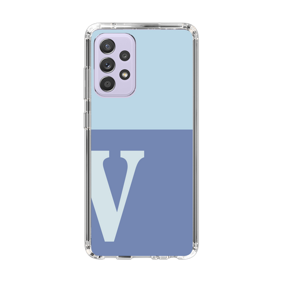 Slim Protection Case［ Original - initial two tone - V blue ］