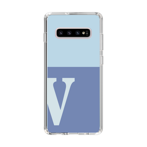 Slim Protection Case［ Original - initial two tone - V blue ］