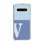 Slim Protection Case［ Original - initial two tone - V blue ］