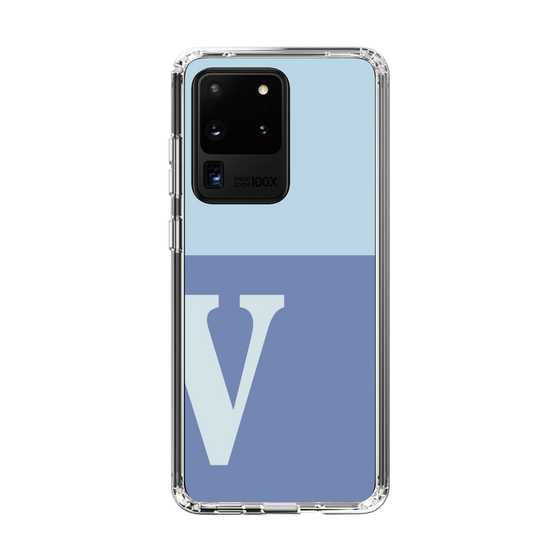 Slim Protection Case［ Original - initial two tone - V blue ］