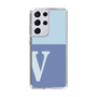 Slim Protection Case［ Original - initial two tone - V blue ］