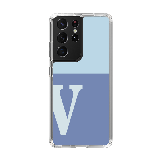 Slim Protection Case［ Original - initial two tone - V blue ］