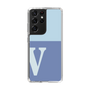 Slim Protection Case［ Original - initial two tone - V blue ］