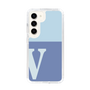 Slim Protection Case［ Original - initial two tone - V blue ］