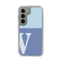 Slim Protection Case［ Original - initial two tone - V blue ］