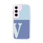 Slim Protection Case［ Original - initial two tone - V blue ］