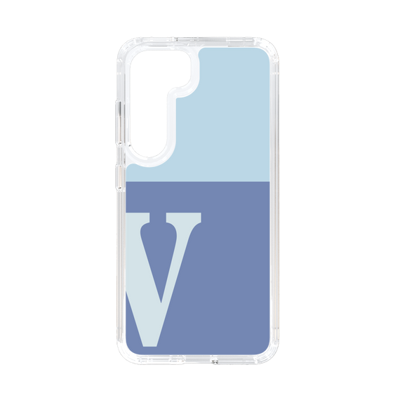 Slim Protection Case［ Original - initial two tone - V blue ］