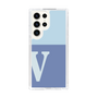 Slim Protection Case［ Original - initial two tone - V blue ］