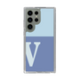 Slim Protection Case［ Original - initial two tone - V blue ］