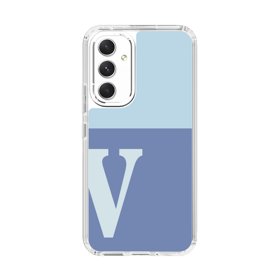Slim Protection Case［ Original - initial two tone - V blue ］
