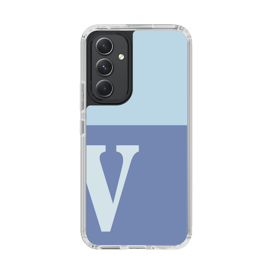 Slim Protection Case［ Original - initial two tone - V blue ］