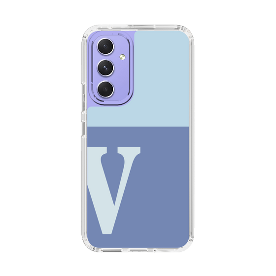 Slim Protection Case［ Original - initial two tone - V blue ］
