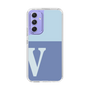 Slim Protection Case［ Original - initial two tone - V blue ］