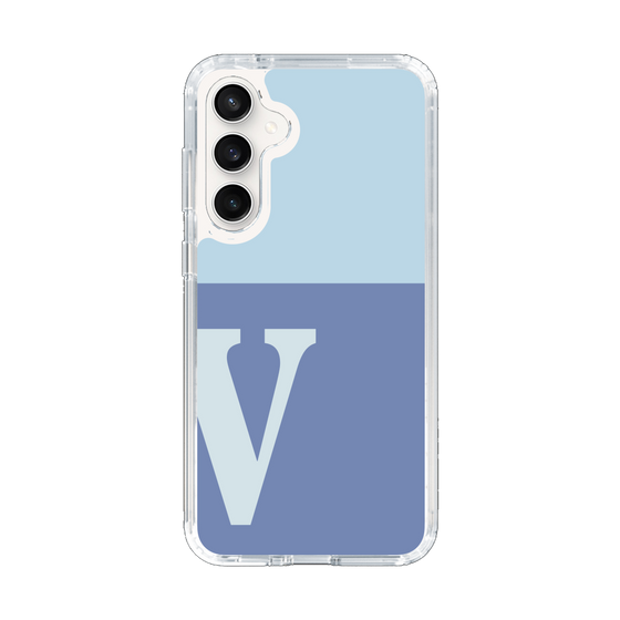 Slim Protection Case［ Original - initial two tone - V blue ］