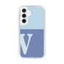 Slim Protection Case［ Original - initial two tone - V blue ］