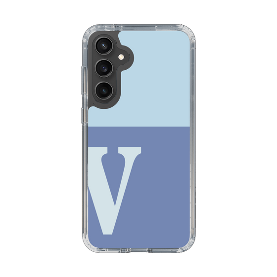 Slim Protection Case［ Original - initial two tone - V blue ］