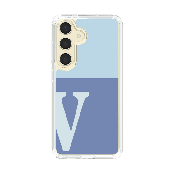 Slim Protection Case［ Original - initial two tone - V blue ］