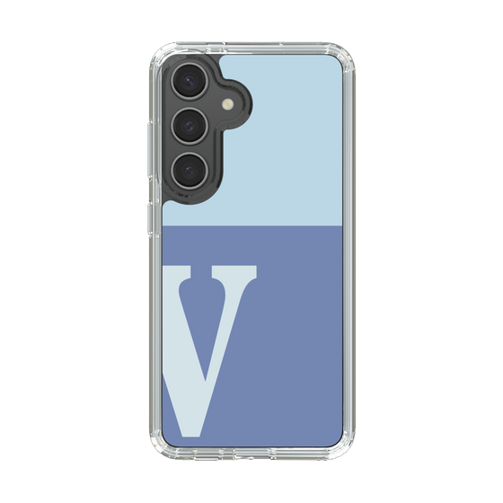 Slim Protection Case［ Original - initial two tone - V blue ］