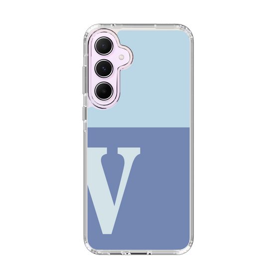 Slim Protection Case［ オリジナル - initial two tone - V blue ］