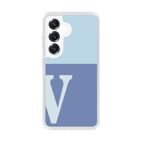 Slim Protection Case［ Original - initial two tone - V blue ］
