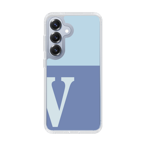 Slim Protection Case［ Original - initial two tone - V blue ］