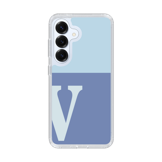 Slim Protection Case［ Original - initial two tone - V blue ］