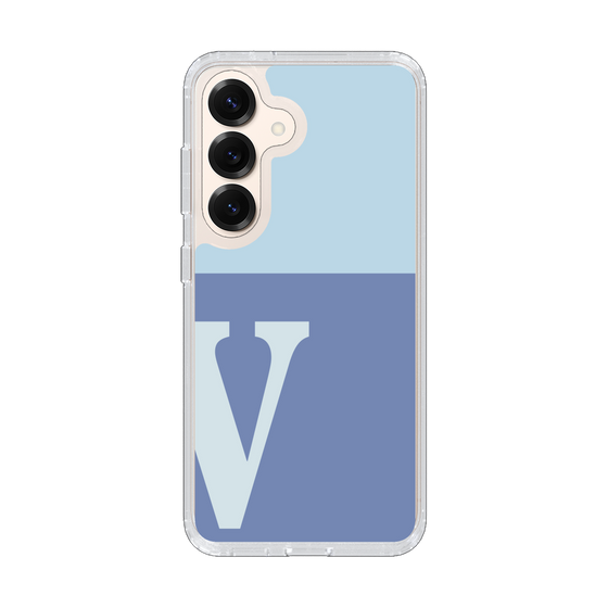 Slim Protection Case［ Original - initial two tone - V blue ］
