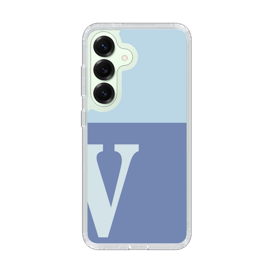 Slim Protection Case［ Original - initial two tone - V blue ］