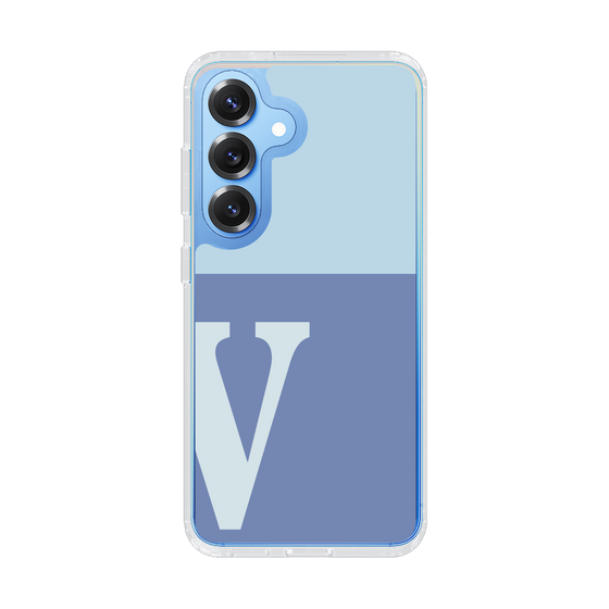 Slim Protection Case［ Original - initial two tone - V blue ］