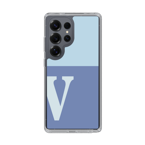 Slim Protection Case［ Original - initial two tone - V blue ］