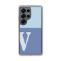 Slim Protection Case［ Original - initial two tone - V blue ］