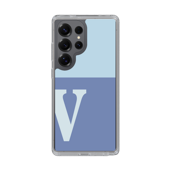 Slim Protection Case［ Original - initial two tone - V blue ］
