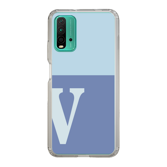 Slim Protection Case［ Original - initial two tone - V blue ］