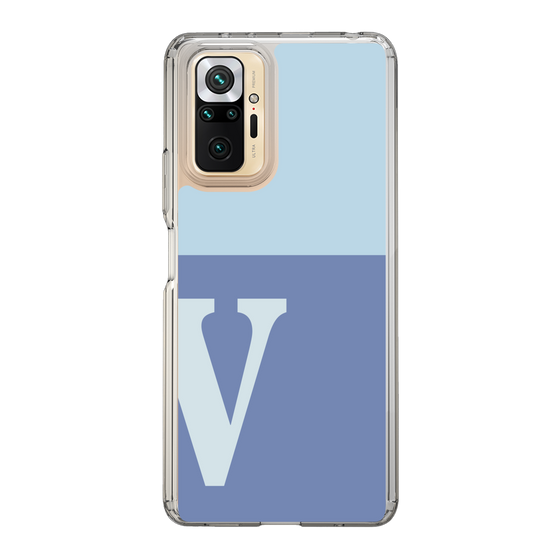 Slim Protection Case［ Original - initial two tone - V blue ］