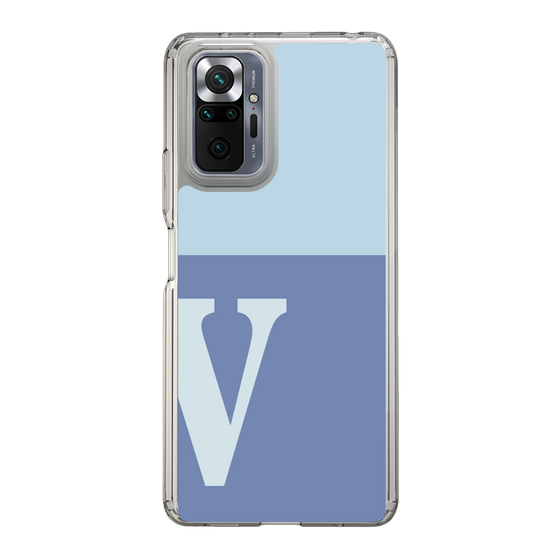 Slim Protection Case［ Original - initial two tone - V blue ］