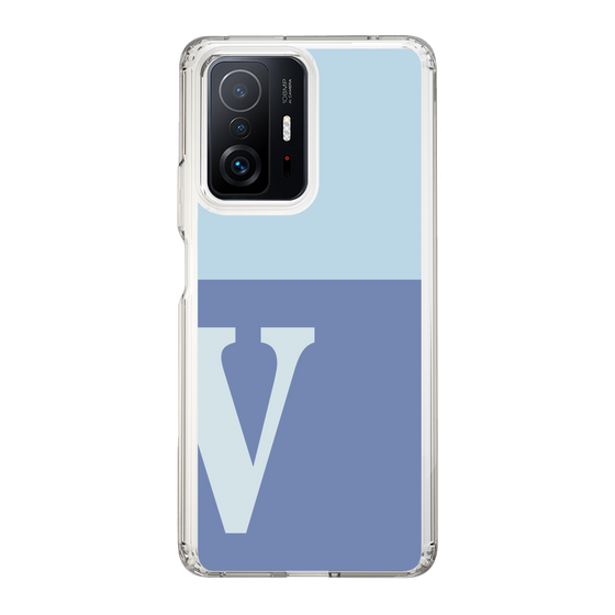 Slim Protection Case［ Original - initial two tone - V blue ］