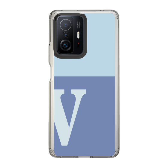 Slim Protection Case［ Original - initial two tone - V blue ］