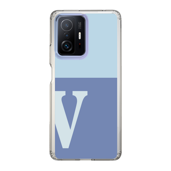 Slim Protection Case［ Original - initial two tone - V blue ］