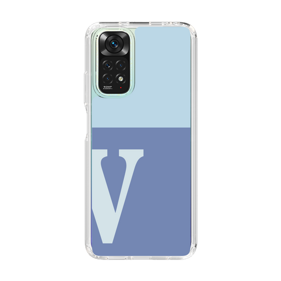 Slim Protection Case［ Original - initial two tone - V blue ］