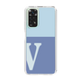 Slim Protection Case［ Original - initial two tone - V blue ］