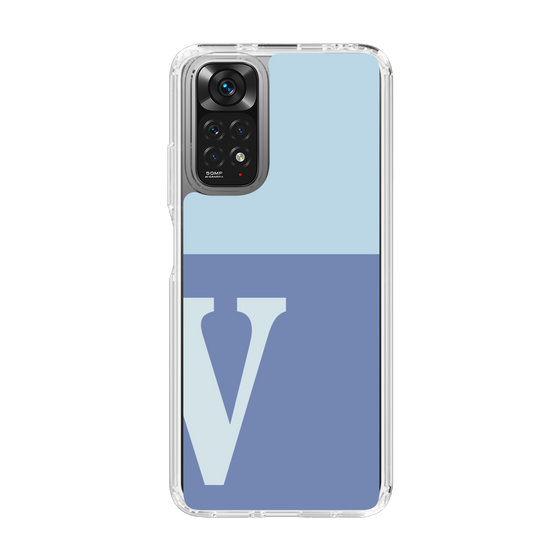 Slim Protection Case［ Original - initial two tone - V blue ］