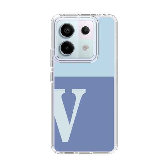 Slim Protection Case［ Original - initial two tone - V blue ］