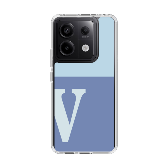 Slim Protection Case［ Original - initial two tone - V blue ］