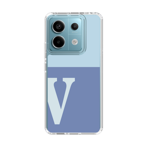 Slim Protection Case［ Original - initial two tone - V blue ］