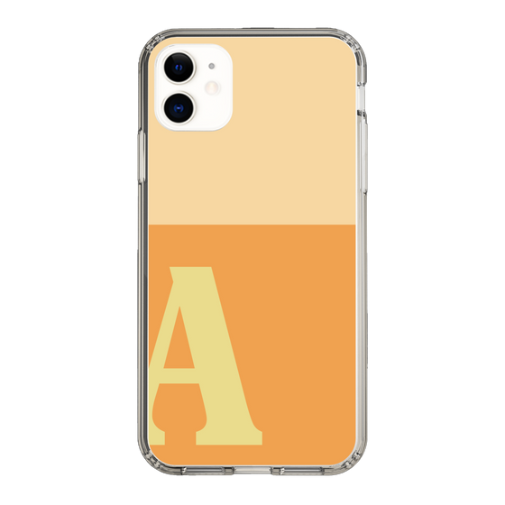 Slim Protection Case［ Original - initial two tone - A orange ］