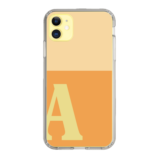 Slim Protection Case［ Original - initial two tone - A orange ］