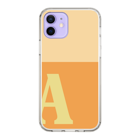 Slim Protection Case［ Original - initial two tone - A orange ］