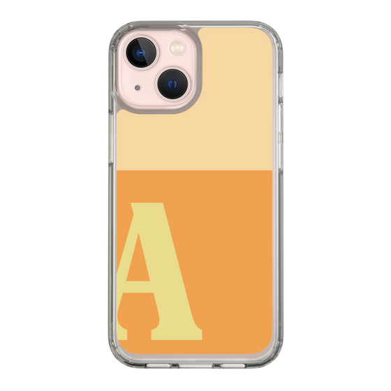 Slim Protection Case［ Original - initial two tone - A orange ］