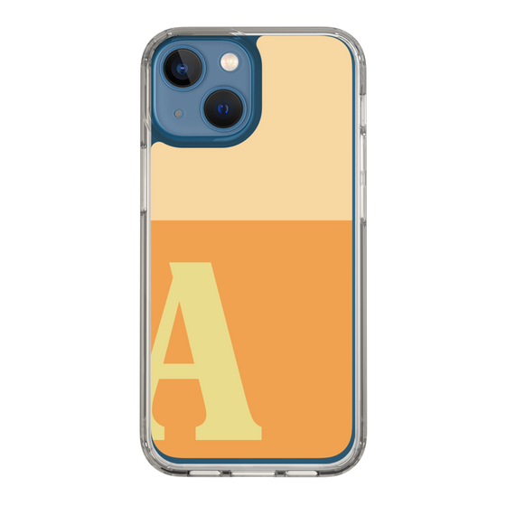 Slim Protection Case［ Original - initial two tone - A orange ］