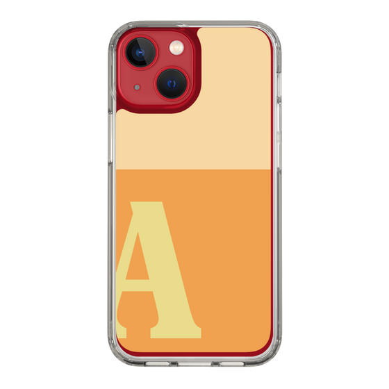Slim Protection Case［ Original - initial two tone - A orange ］